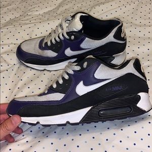 Nike Air Max 90 Airmax Purple Black White Size 10